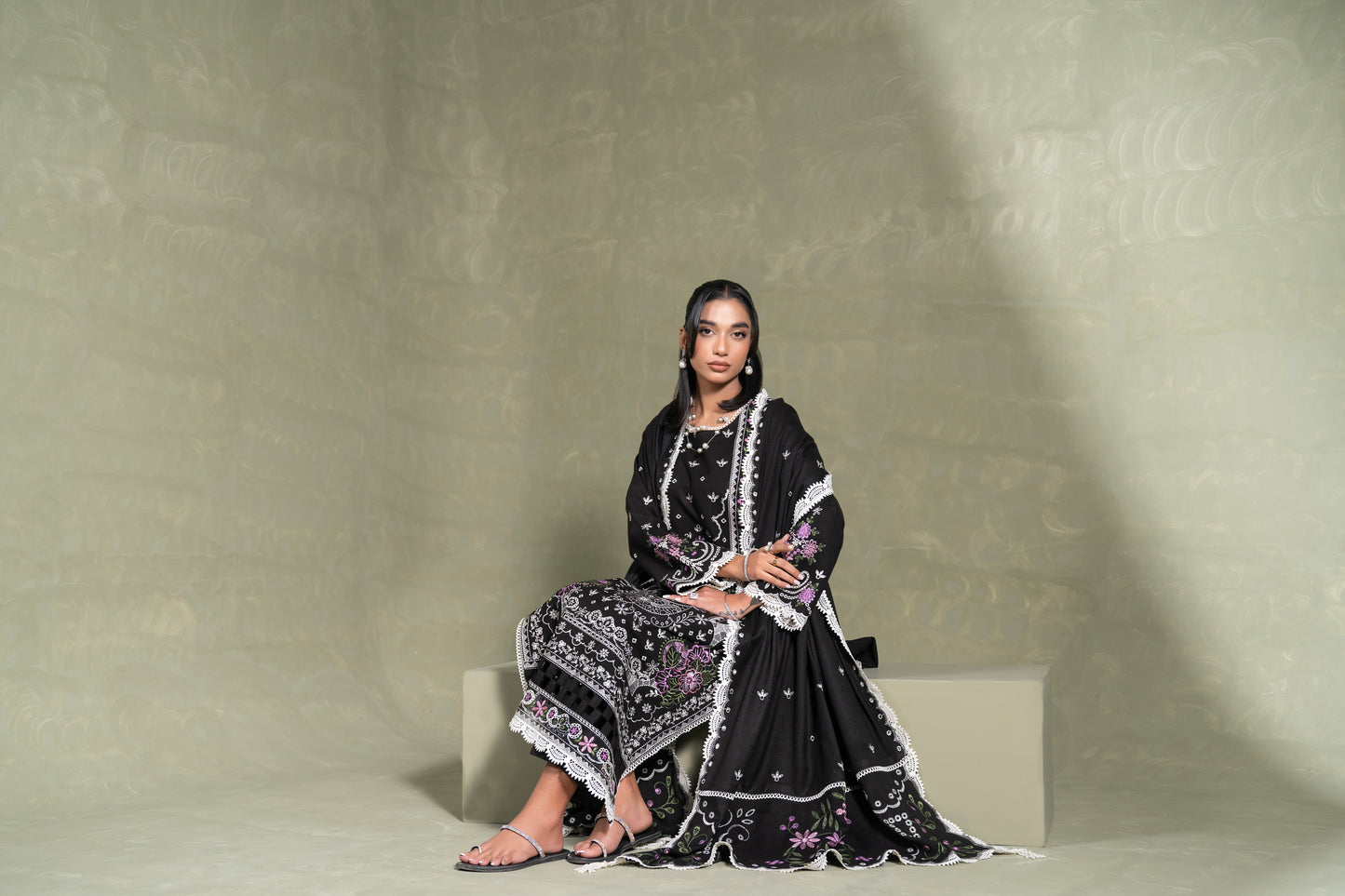 WS-05| 3 PC EMBROIDERED