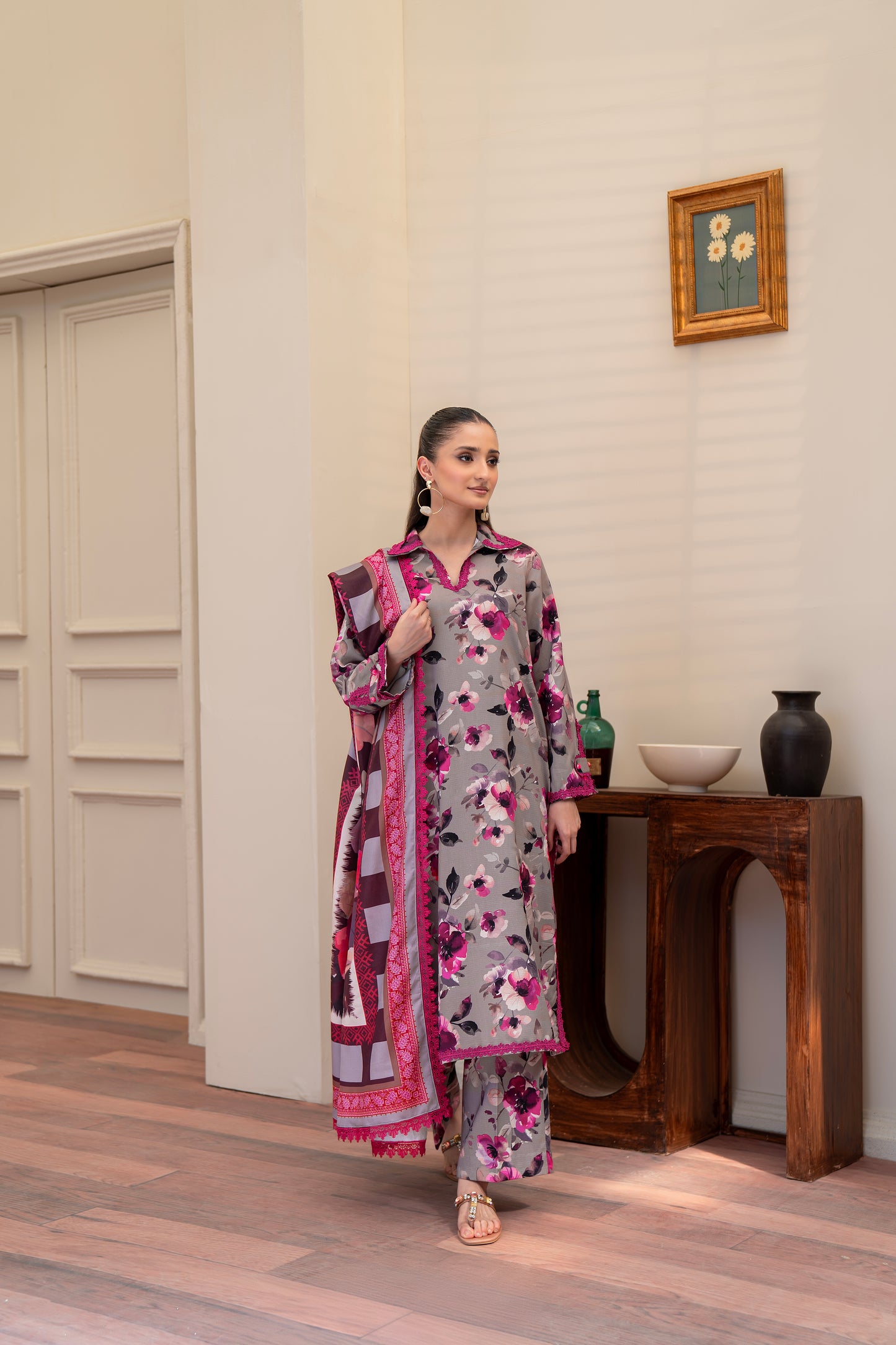 AGAAZ CO - 04| 3 PC PRINTED