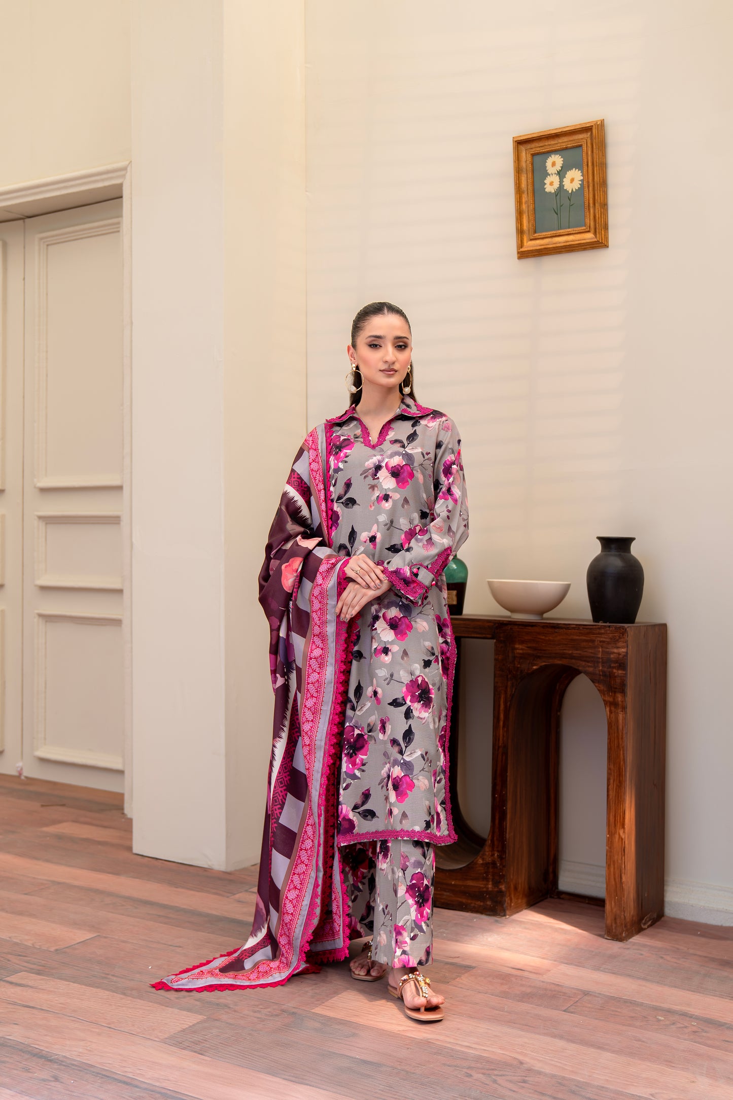 AGAAZ CO - 04| 3 PC PRINTED