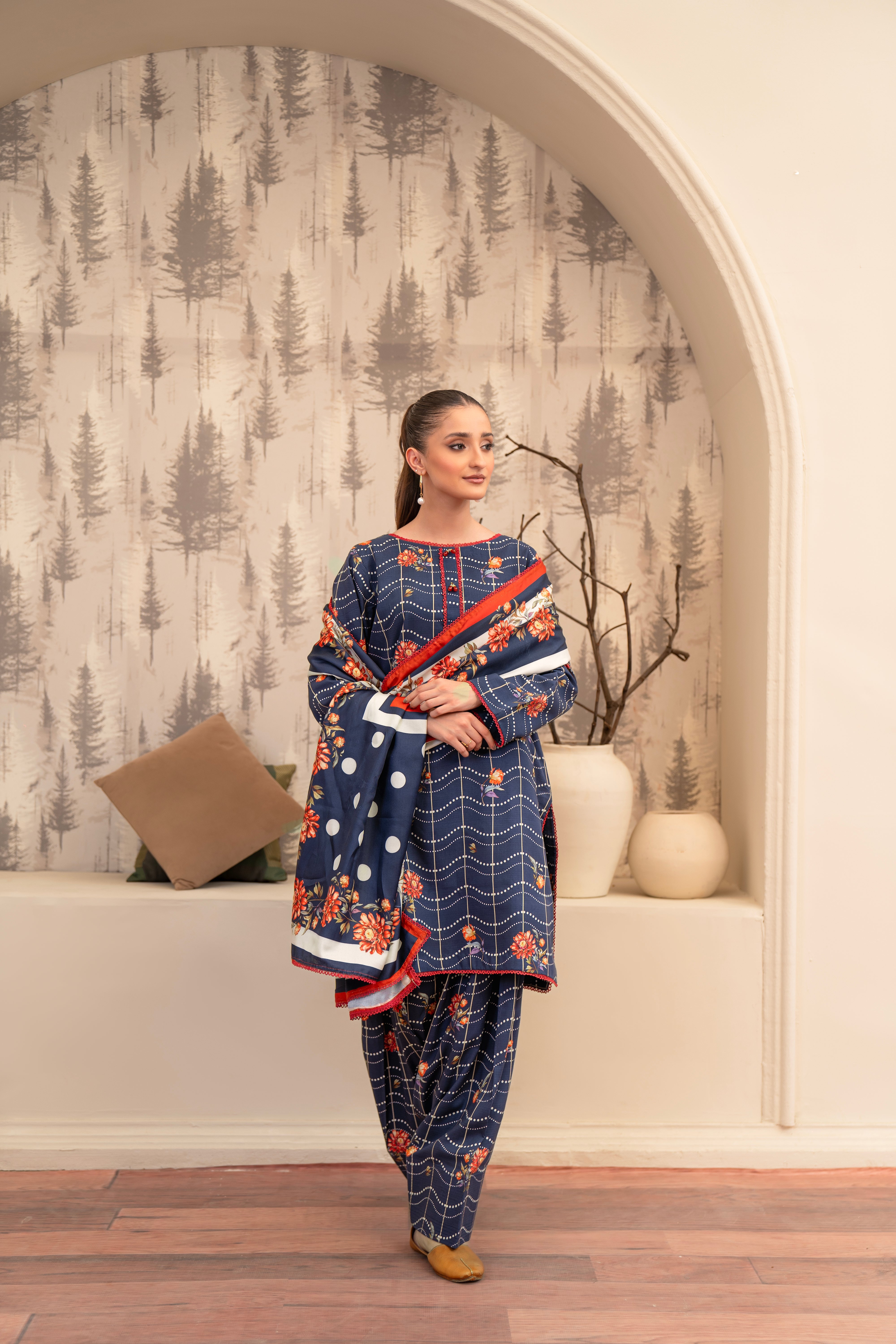 AGAAZ CO - 09| 3 PC PRINTED