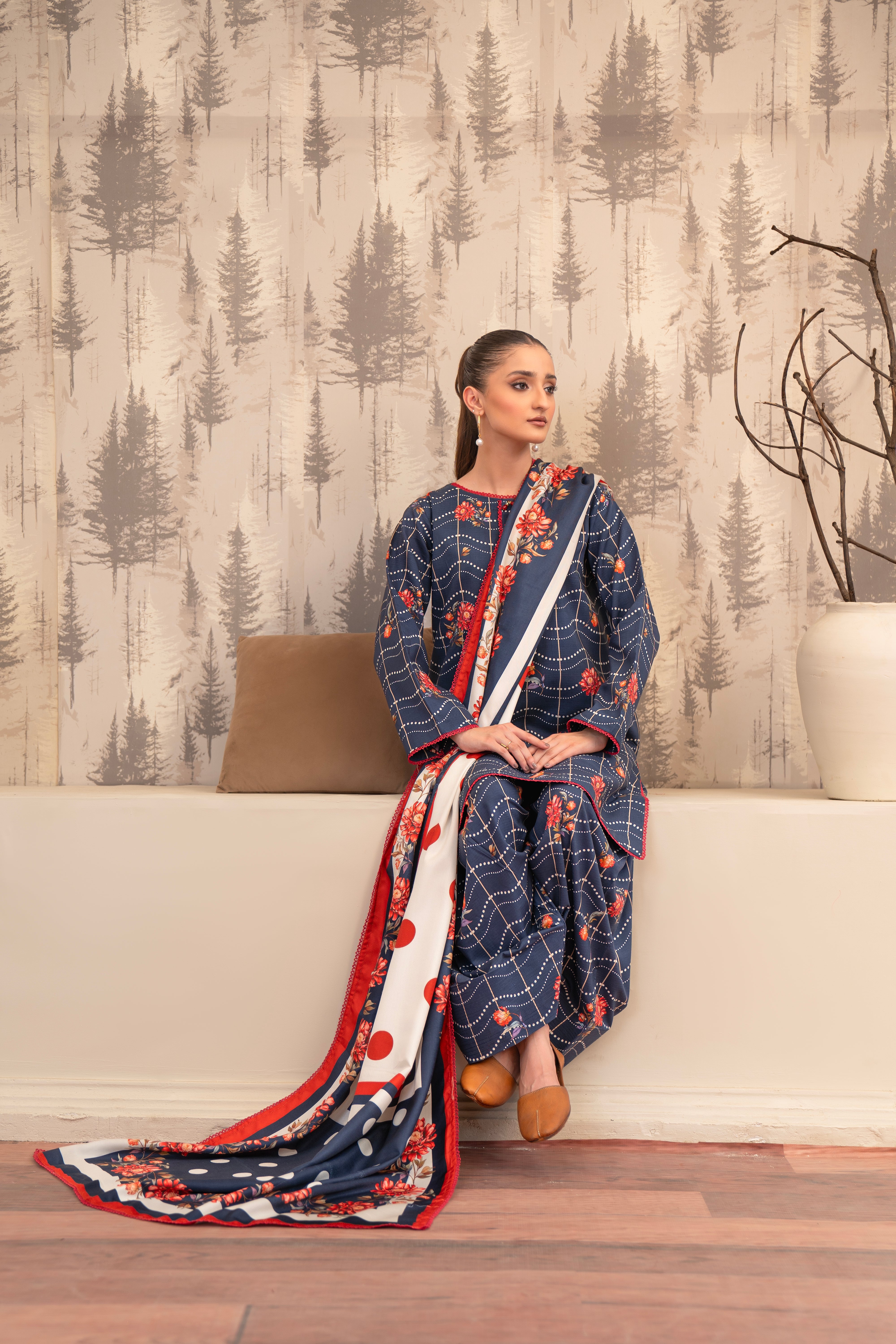 AGAAZ CO - 09| 3 PC PRINTED