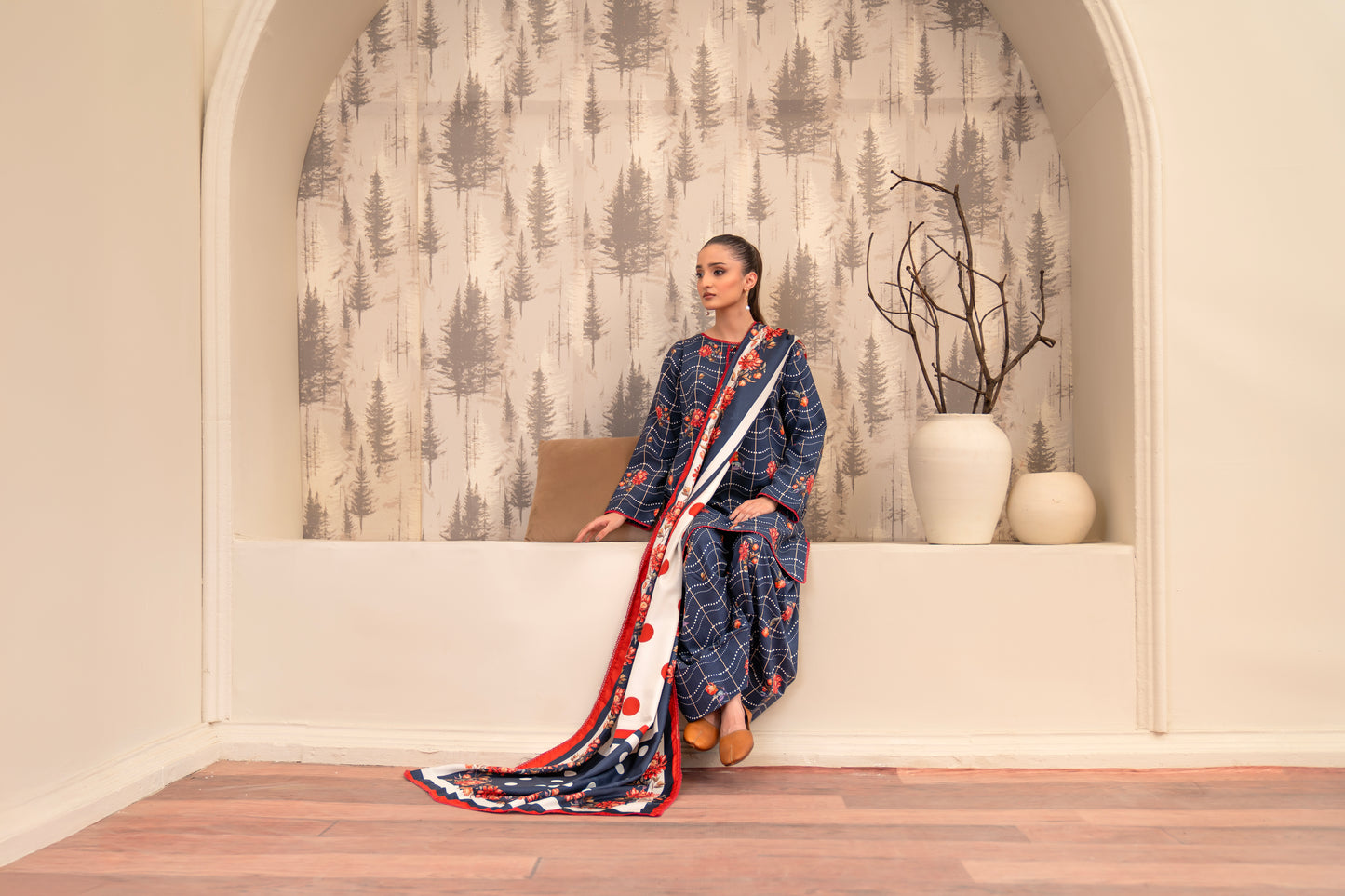 AGAAZ CO - 09| 3 PC PRINTED