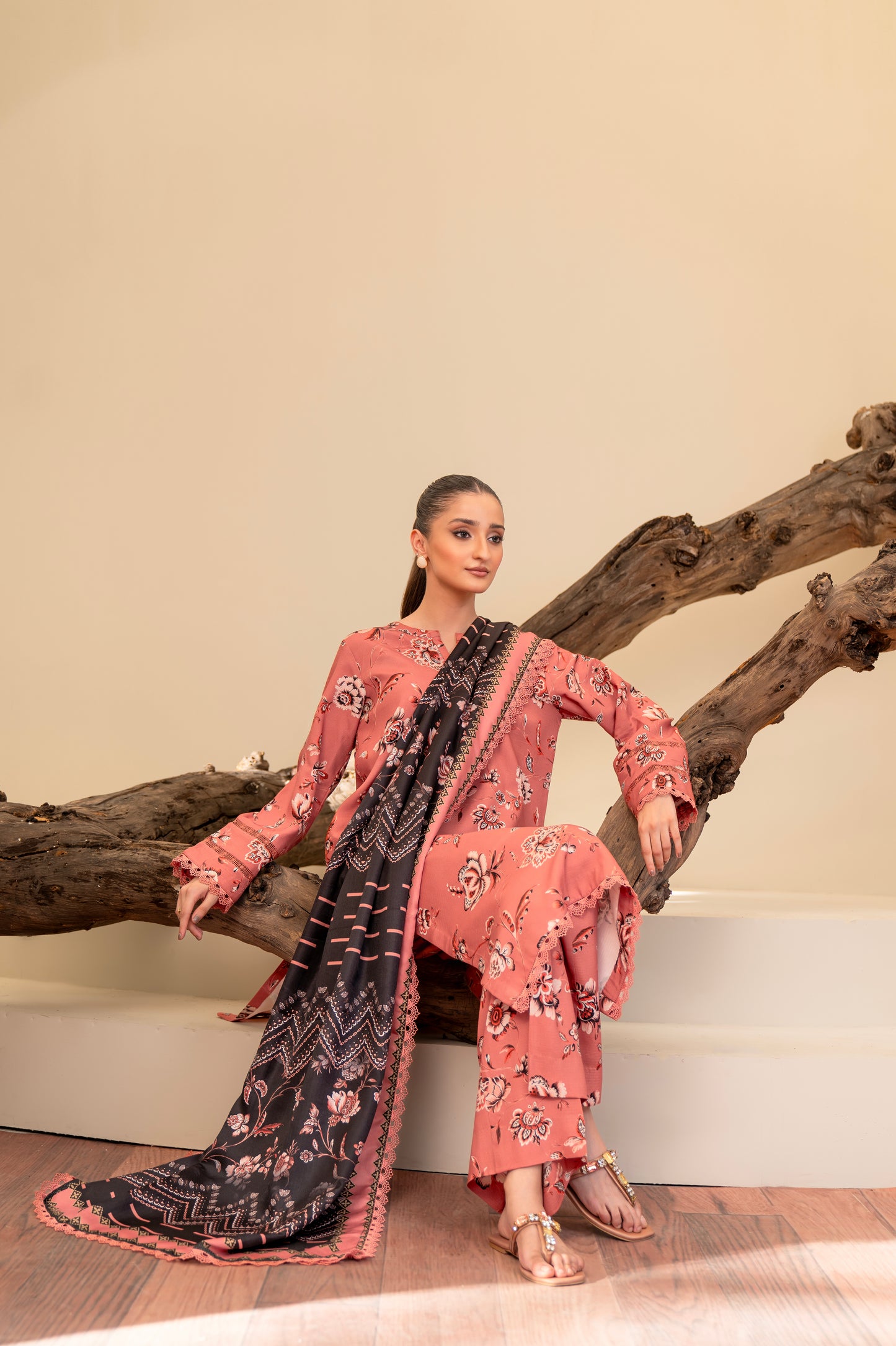 AGAAZ CO - 10| 3 PC PRINTED