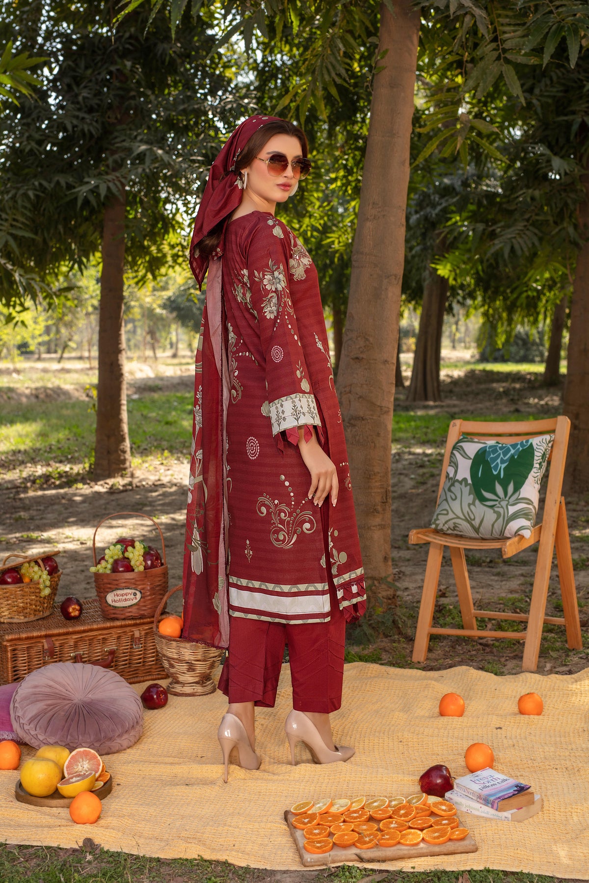 Jasmine GA - 02 | 3 PC PRINTED