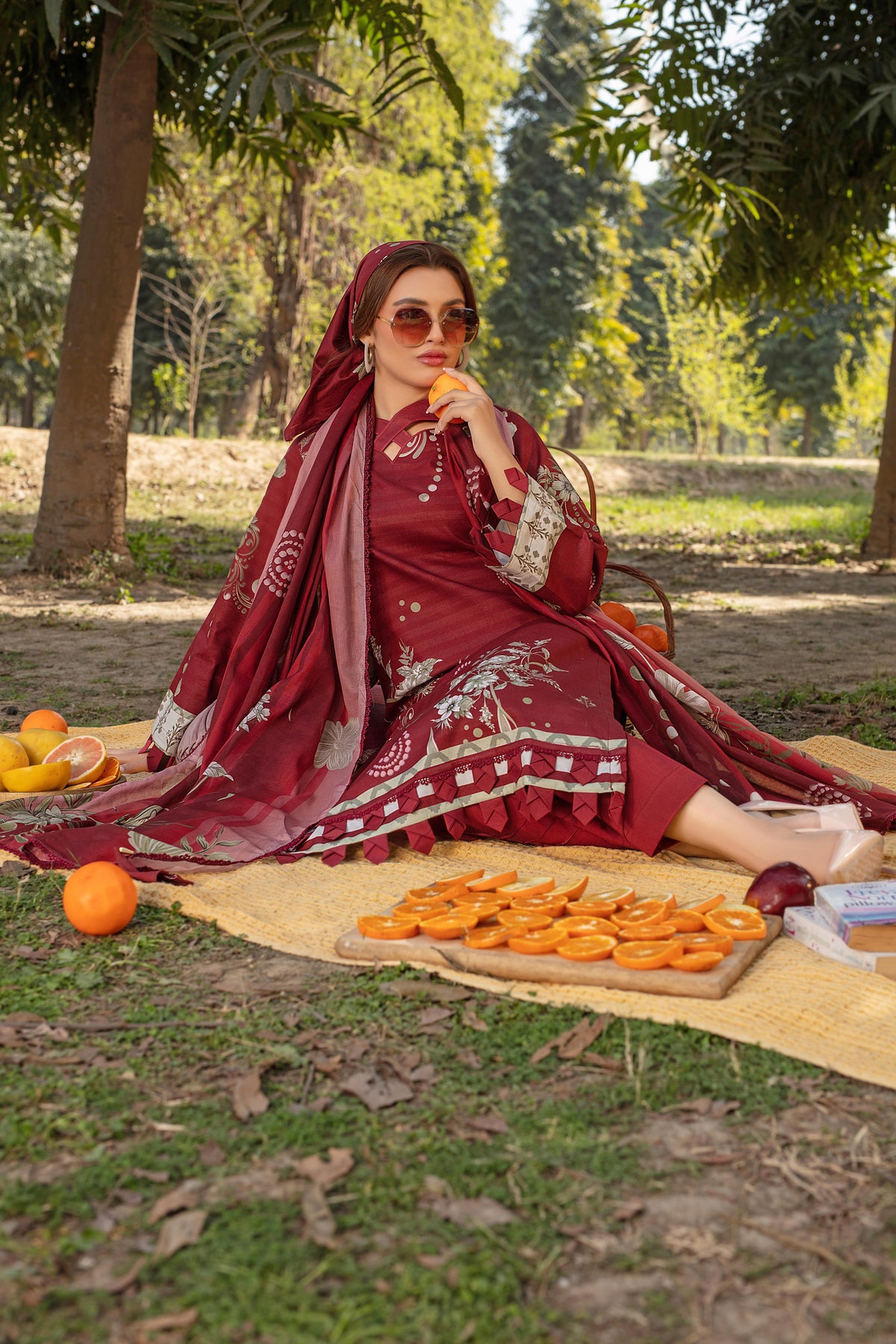 Jasmine GA - 02 | 3 PC PRINTED