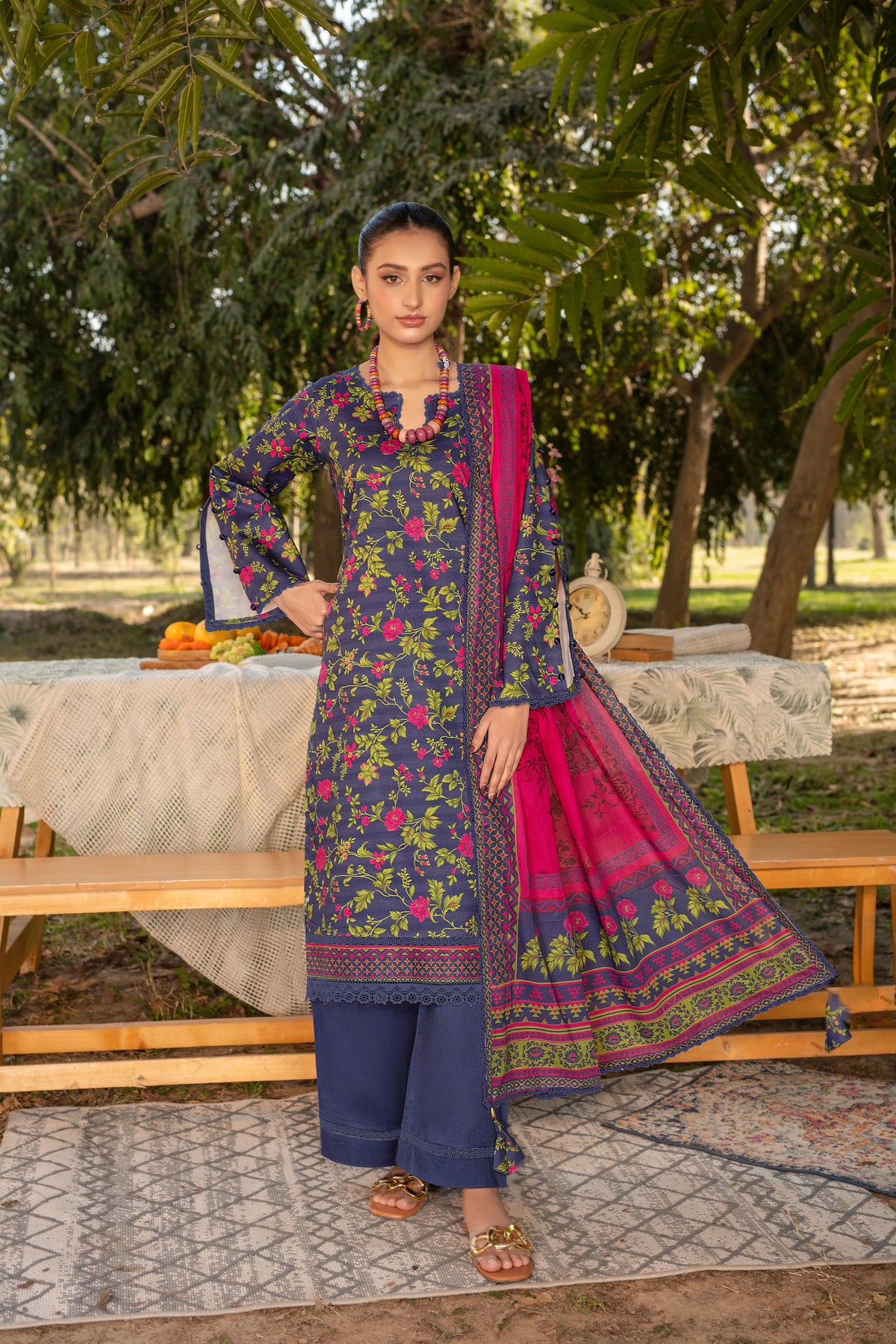 Samantha GA - 06 | 3 PC PRINTED