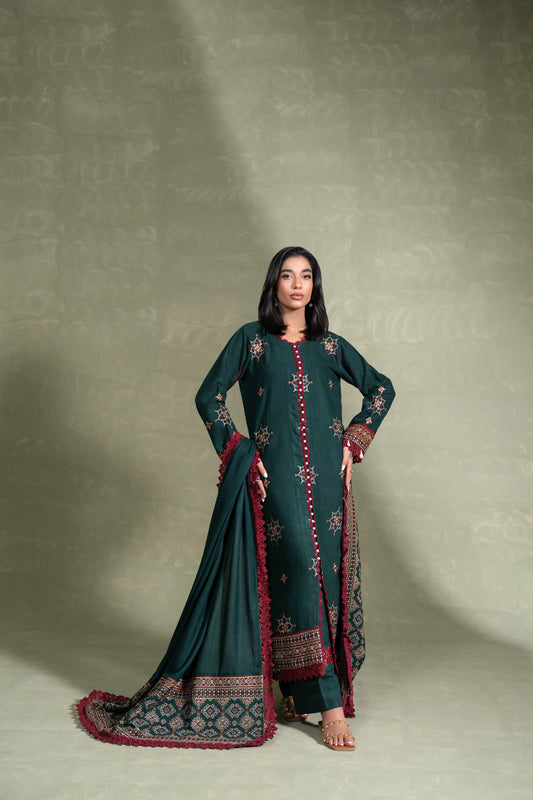 WS-04| 3 PC EMBROIDERED