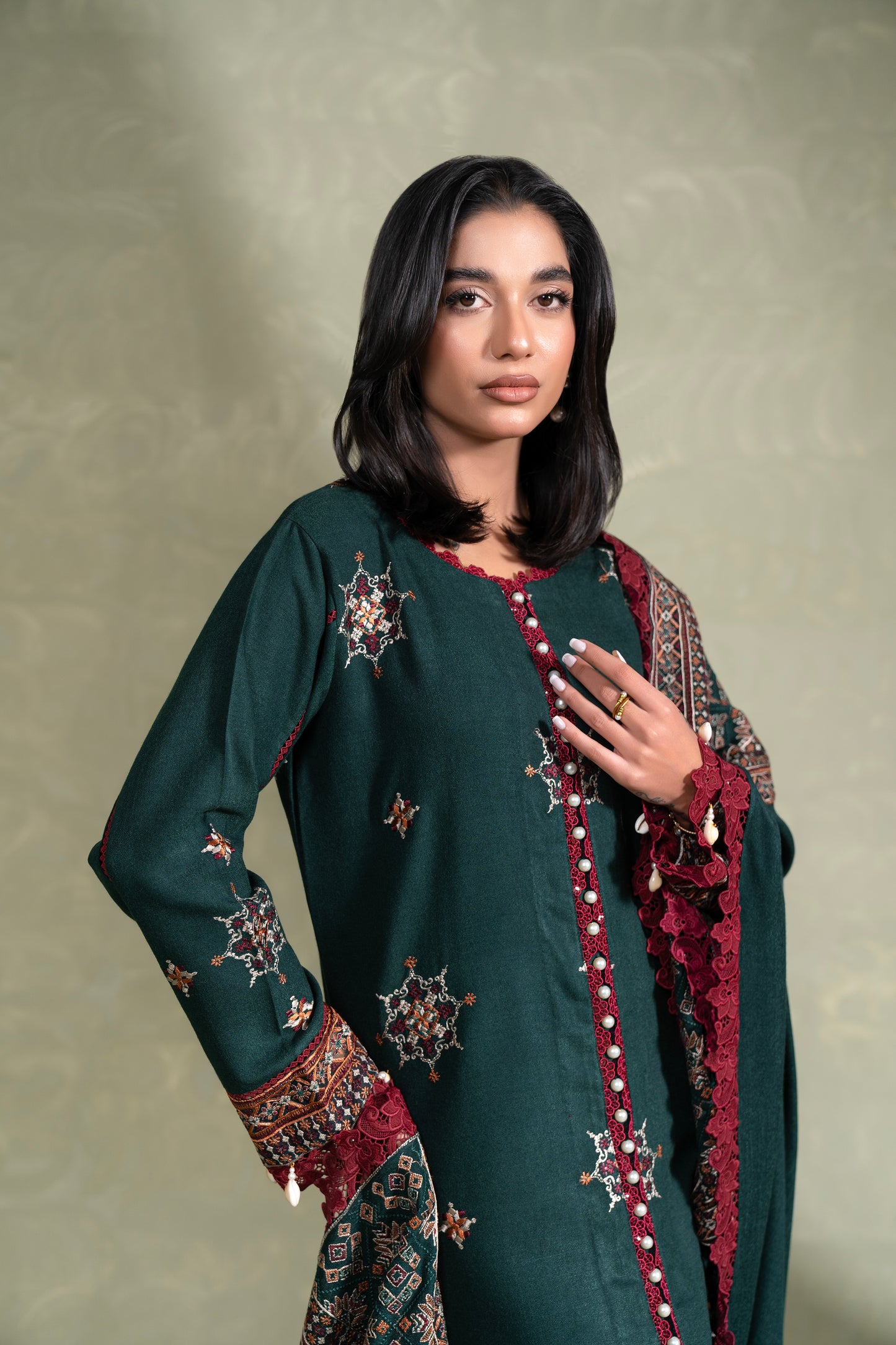 WS-04| 3 PC EMBROIDERED