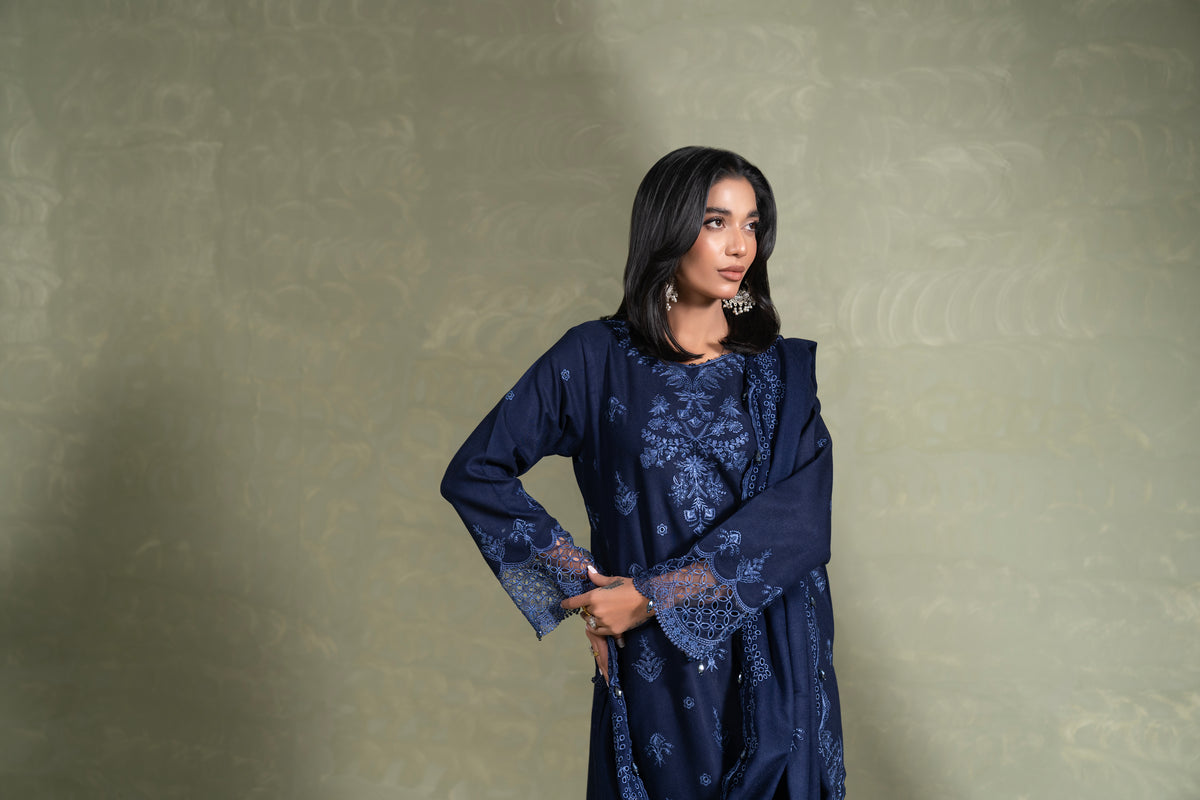Stephanie WS-03 | 3 PC EMBROIDERED