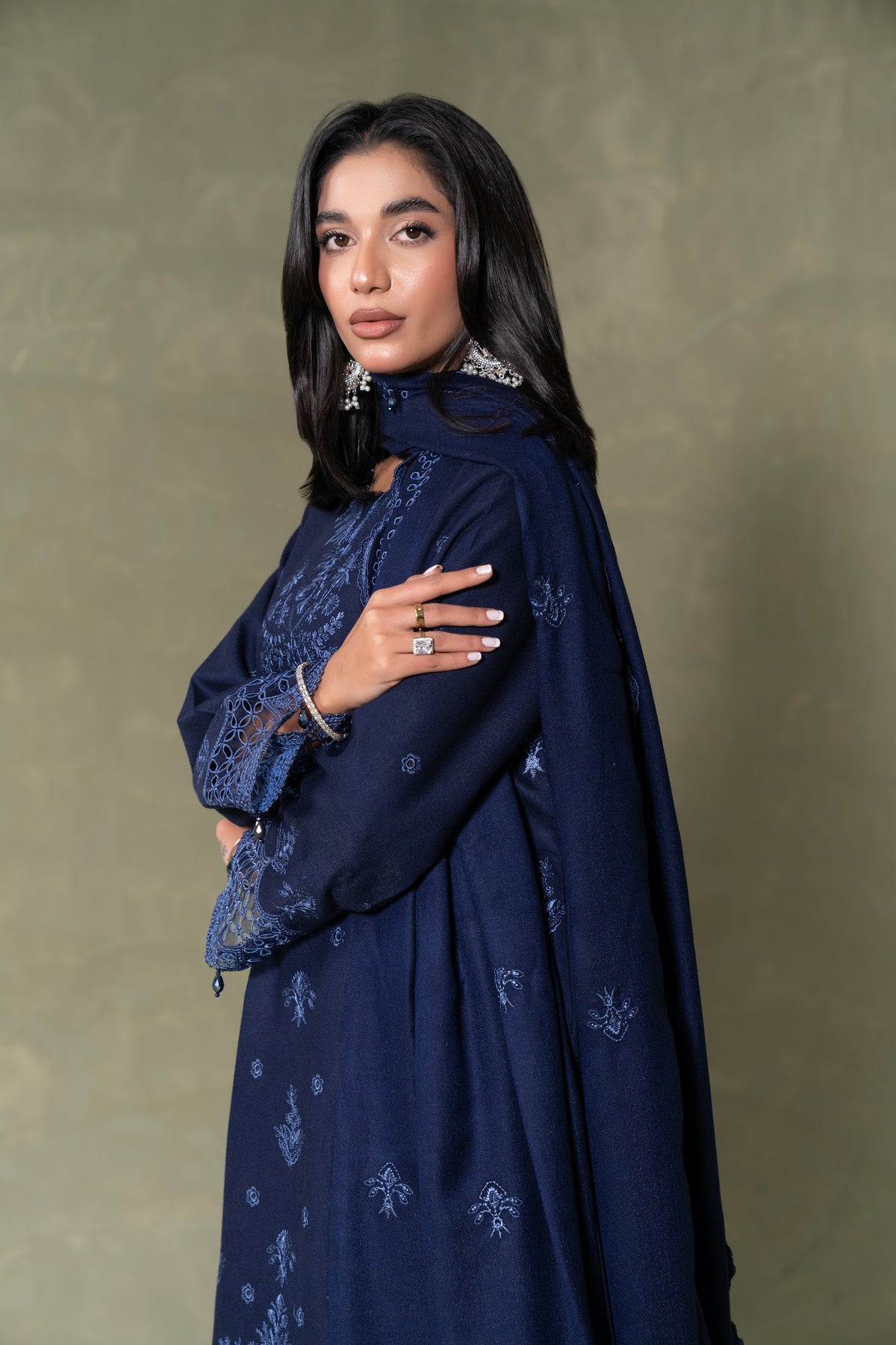 Stephanie WS-03 | 3 PC EMBROIDERED