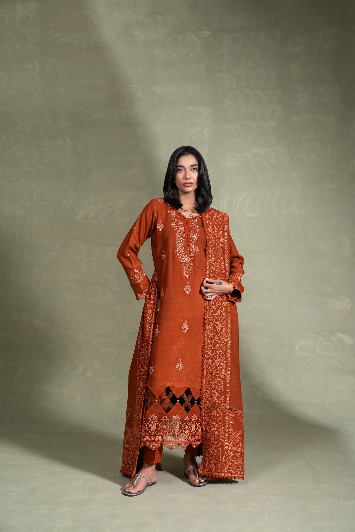 Erin WS-02 | 3 PC EMBROIDERED