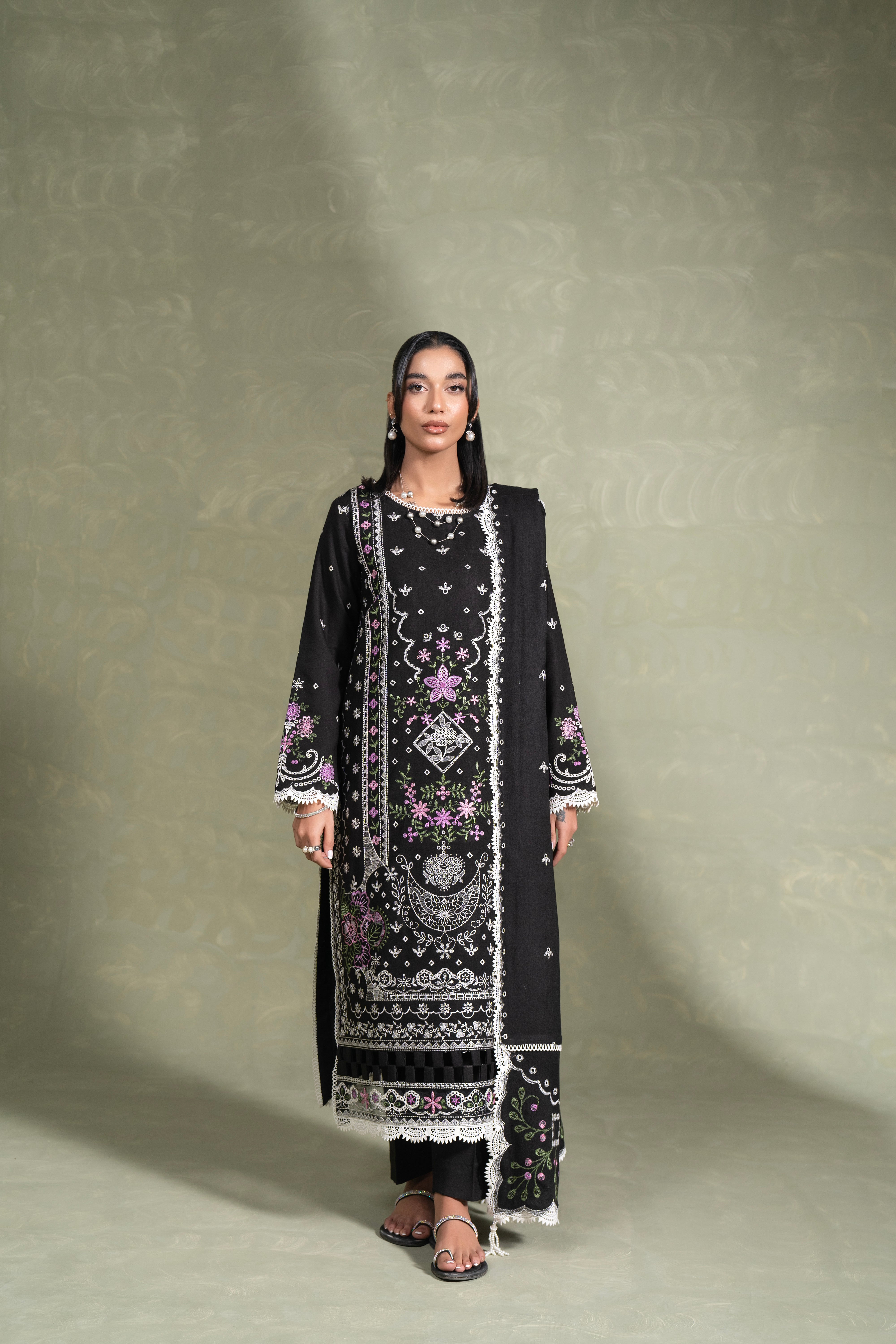 WS-05| 3 PC EMBROIDERED