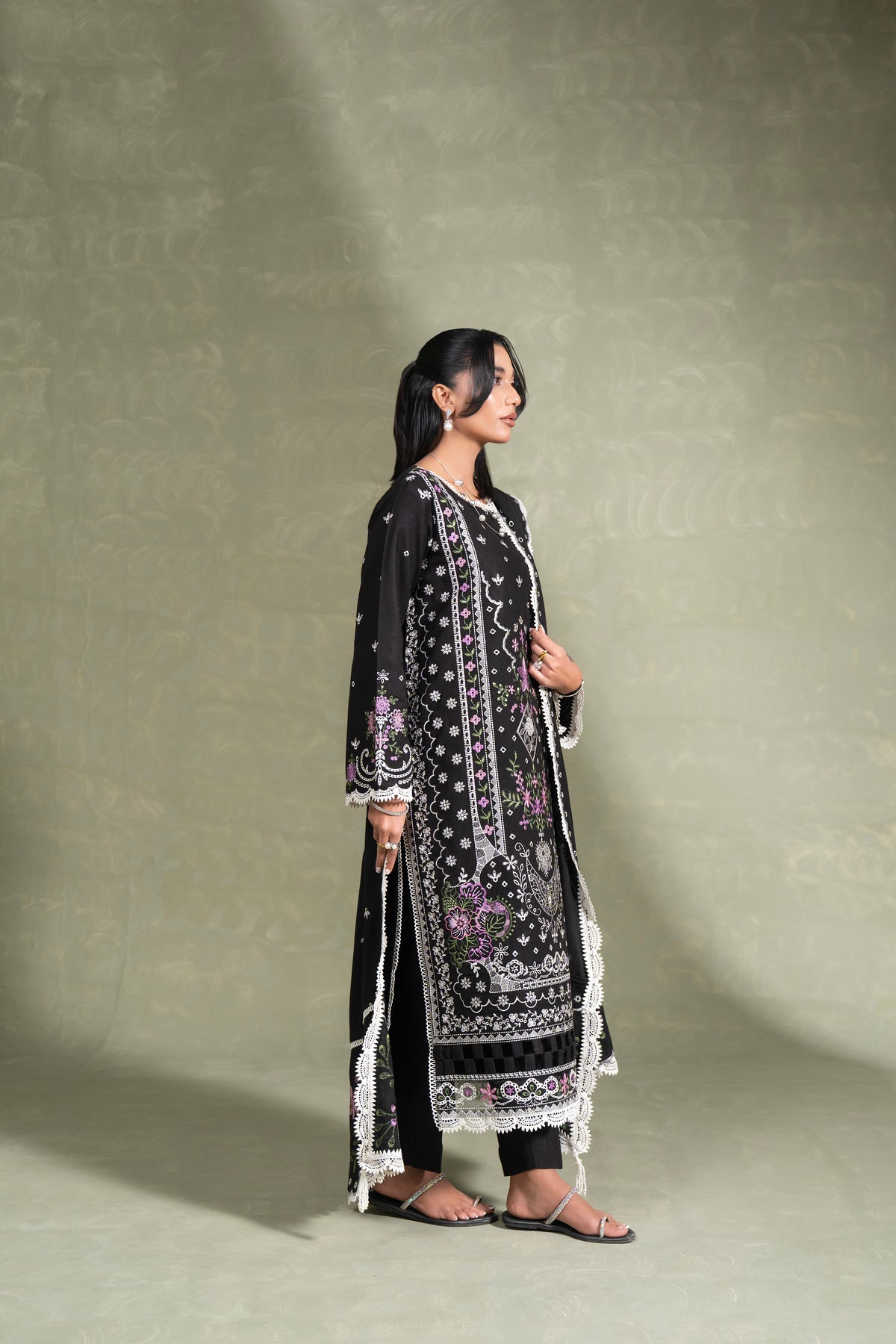 Danielle WS-05| 3 PC EMBROIDERED