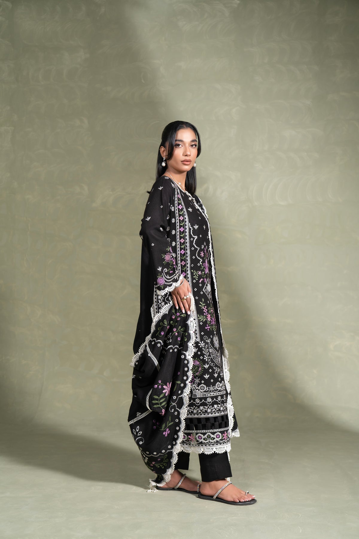 Danielle WS-05| 3 PC EMBROIDERED