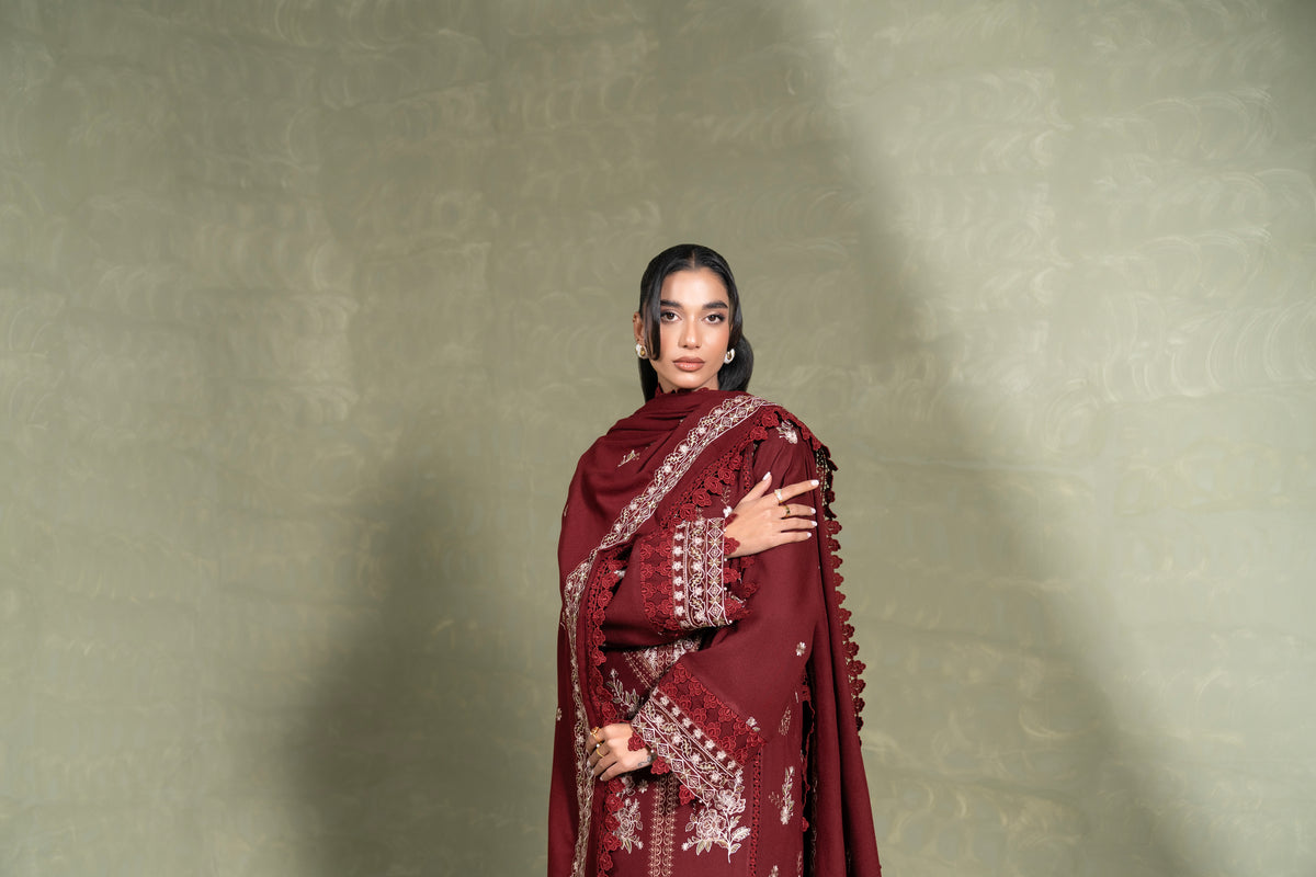 Sylvia WS-01 | 3 PC EMBROIDERED
