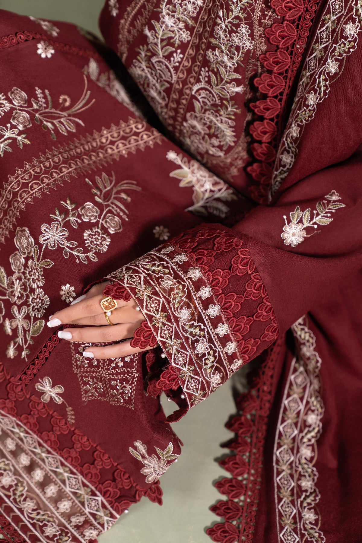 Sylvia WS-01 | 3 PC EMBROIDERED