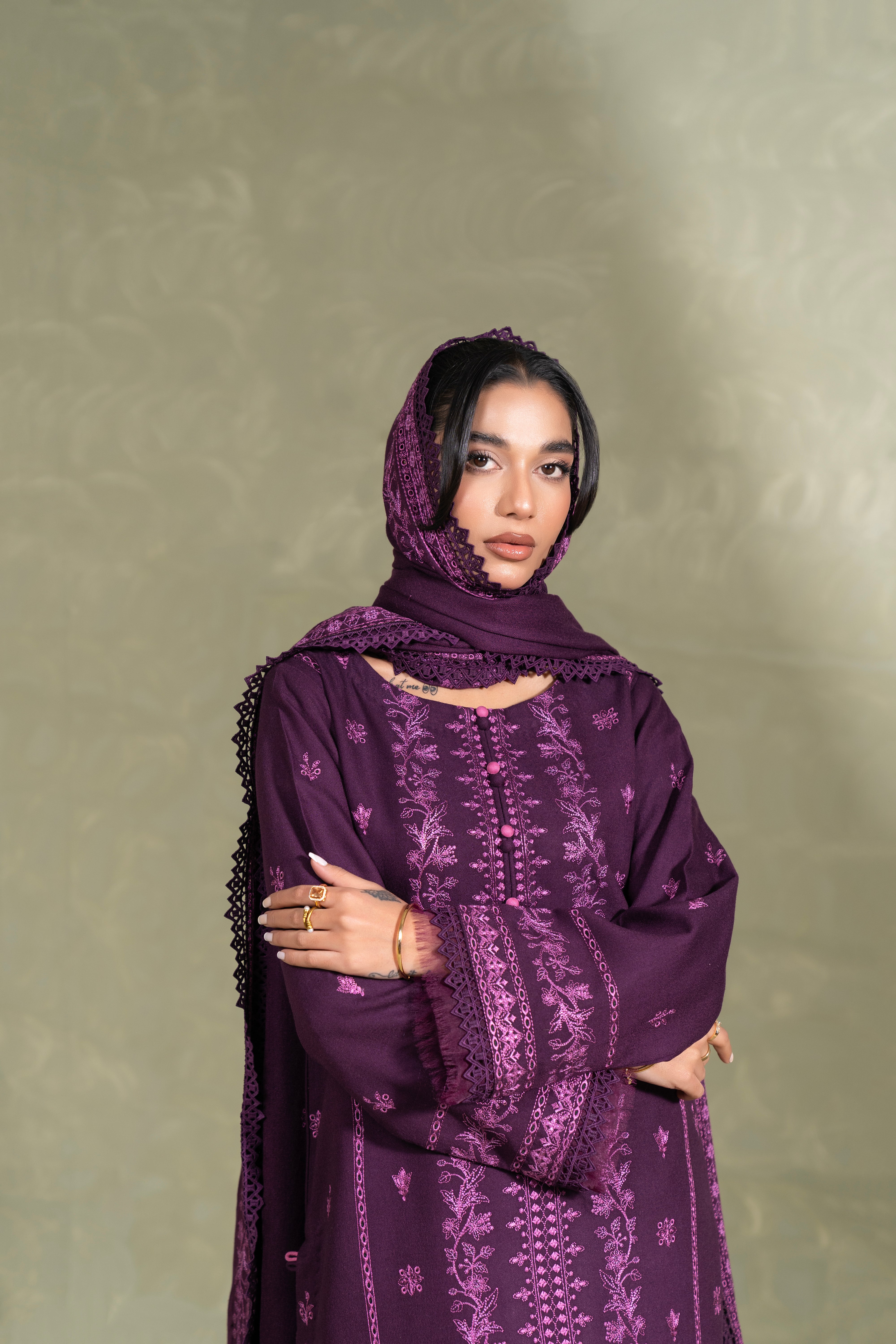 WS-06| 3 PC EMBROIDERED