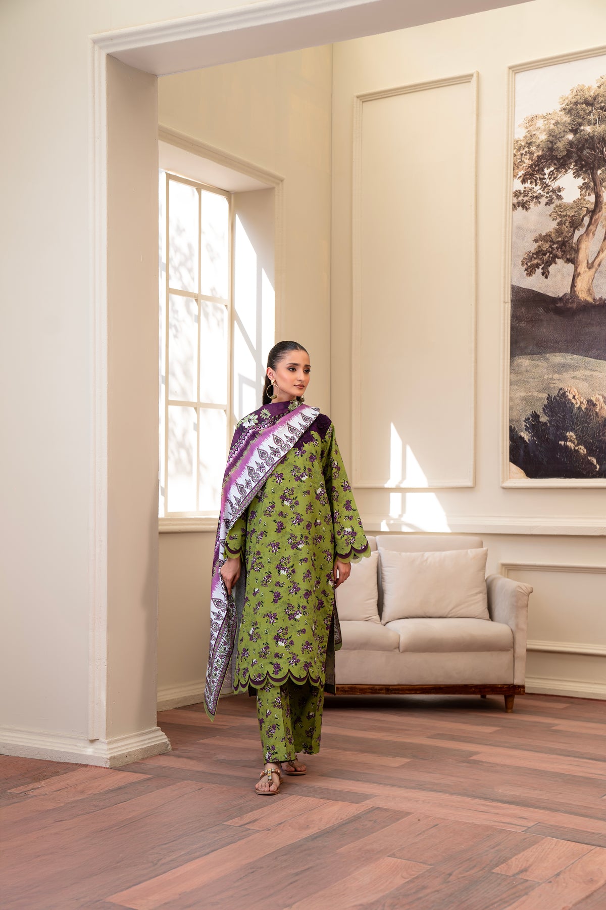 Maria AGAAZ CO - 05| 3 PC PRINTED