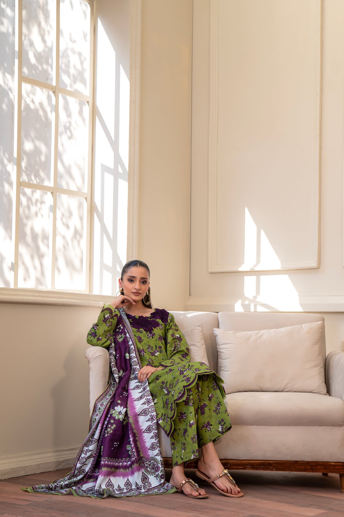 Maria AGAAZ CO - 05| 3 PC PRINTED