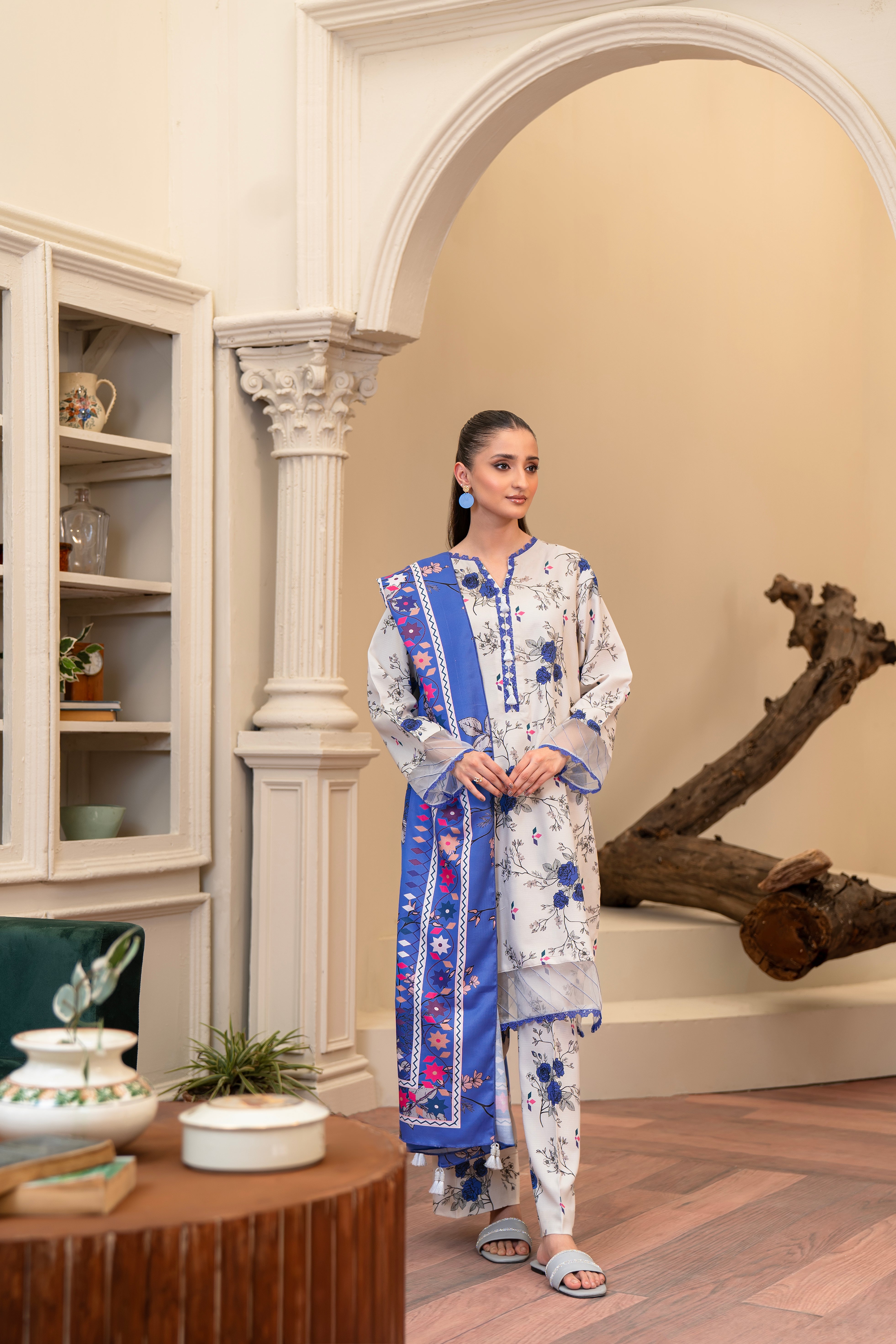 AGAAZ CO - 06| 3 PC PRINTED