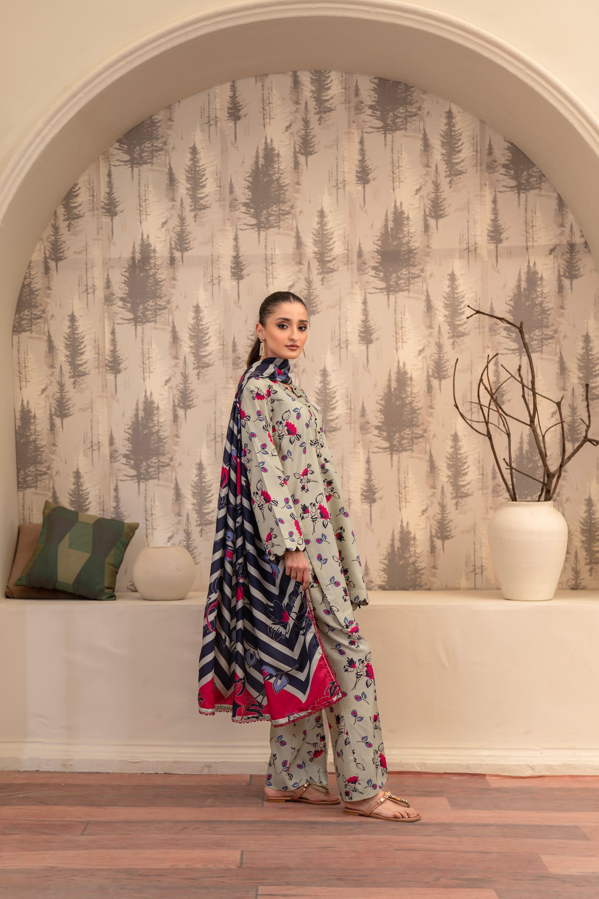 Heidi AGAAZ CO - 08| 3 PC PRINTED