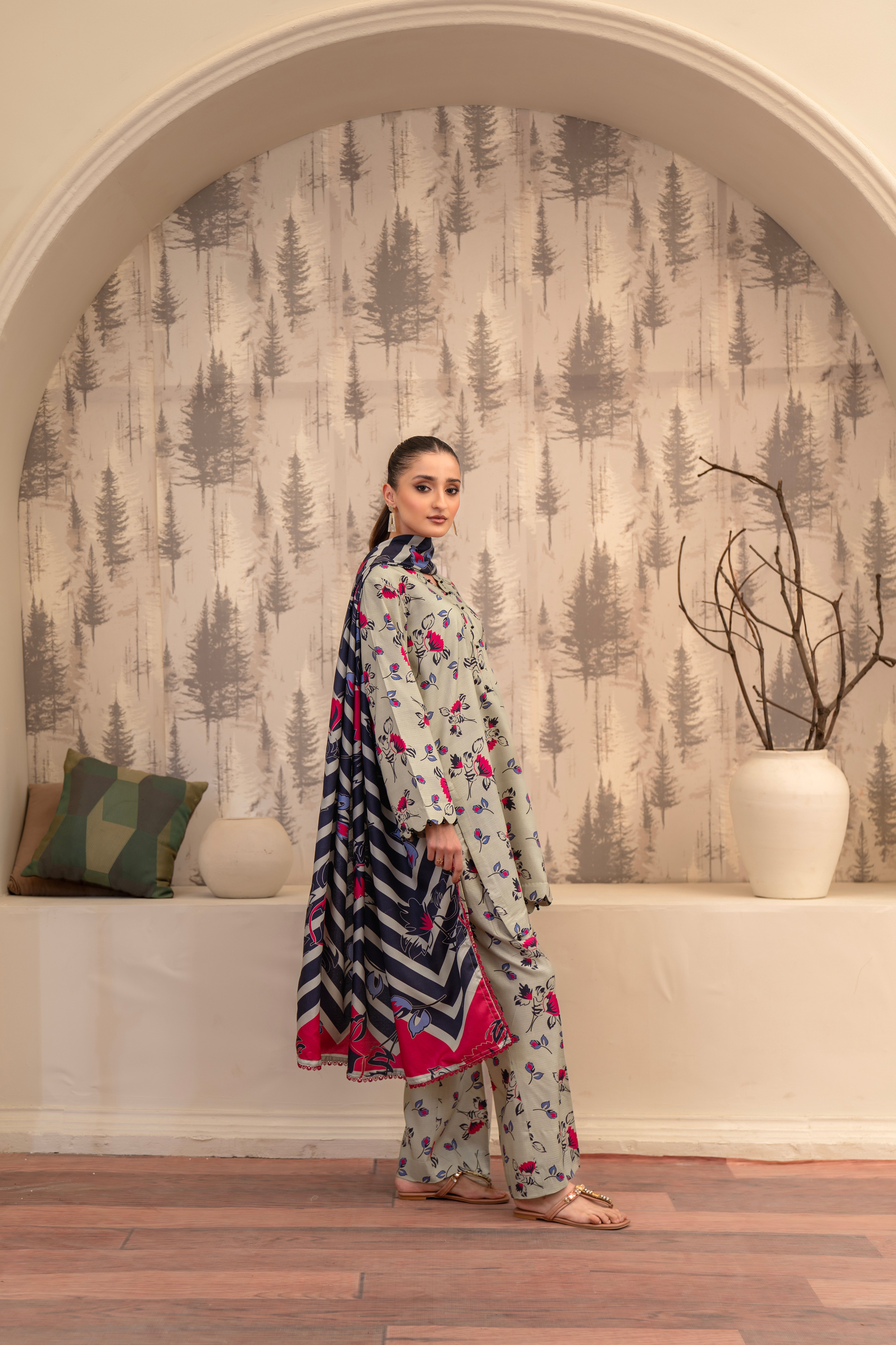 AGAAZ CO - 08| 3 PC PRINTED