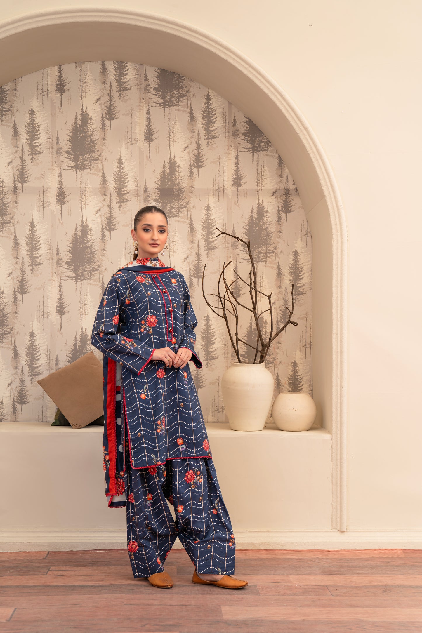 AGAAZ CO - 09| 3 PC PRINTED